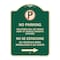 Signmission Violators Will Be Towed Away at Vehicle Owners Expense No Se Estacione Su Vehiculo, G-1824-22736 A-DES-G-1824-22736 - alternate 1
